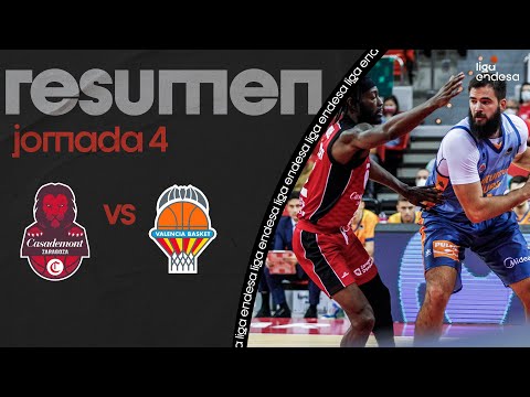 Casademont Zaragoza - Valencia Basket (70-76) RESUMEN | Liga Endesa 2021-22