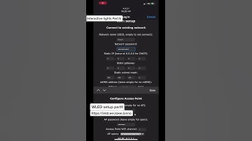 Interactive led lights Part 6.1 Setting up WLED #fyp #fypシ #esp8266 #wifi #wemosd1mini #ledlights