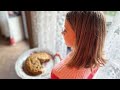 Woolhouse mit Besuch von Lotti Bastelfee. Rezept Bananen Kuchen