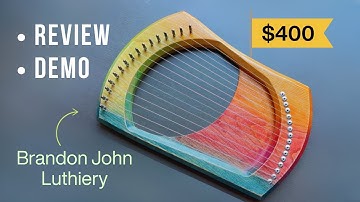 Brandon John Luthiery "Prism" Lyre Harp - Review & Unboxing | Is it worth buying?