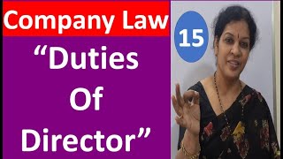 15. "Duties of Director" - Company Law Subject