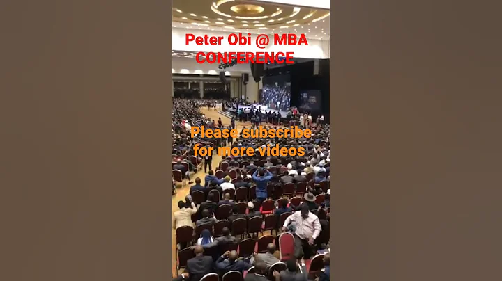 the crowd couldn't hold their joy as Peter Obi gave his speech