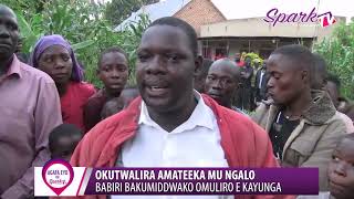 Okutwalira amateeka mu ngalo: Babiri bakumiddwako omuliro e Kayunga