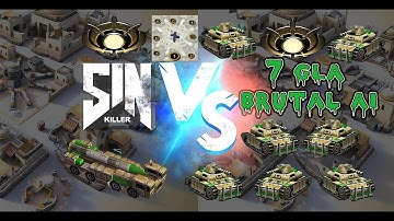 Improved AI! [1v7] GLA Vs 7 Brutal GLA AI|Whiteout|Command & Conquer Generals|Modded AI