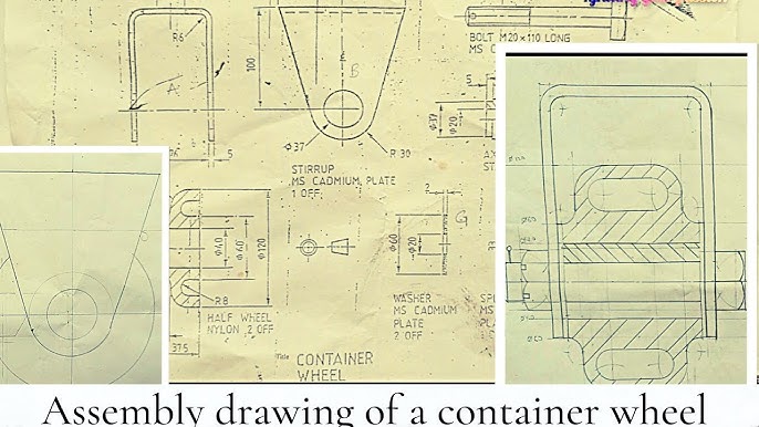 Orthographic Projection - Engineering drawing - Technical drawing 