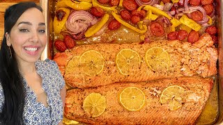 Lemon Dill Salmon Sheet Pan