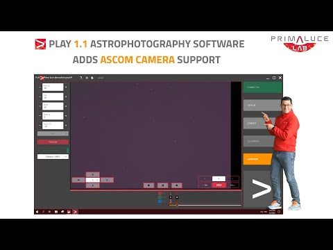 PLAY 1.1 astrophotography software adds ASCOM camera support