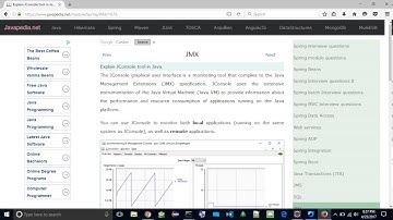 Explain JConsole tool in Java. | javapedia.net