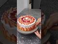 Strawberry cake 😍 decoration ideas #beststrawberrycake#shotsvideo #youtubeshorts #ytshorts