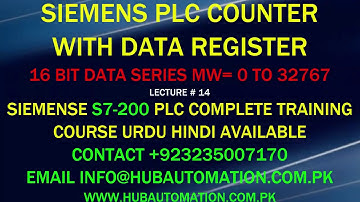 SIEMENS PLC COUNTER WITH DATA REGISTER WHY USE IN 200 PLC