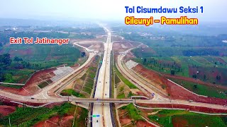 Exit tol Jatinangor, Tol Cisumdawu seksi 1 Cileunyi Pamulihan, 30-1-2022.