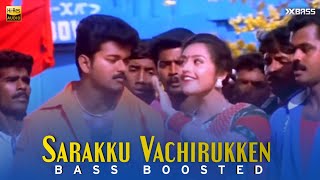 Sarakku Vachirukken | BASS BOOSTED AUDIO | Shahjahan | Vijay | Meena