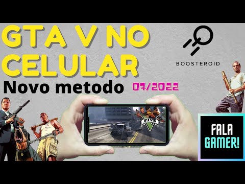 COMO JOGAR GTA 5 NO CELULAR ANDROID 