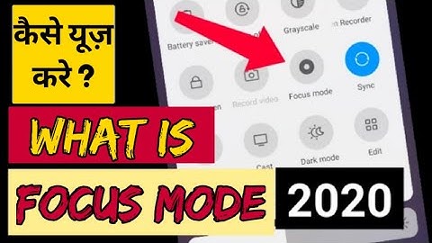 Focus mode || focus mode kya hota hai| MIUI13 ||How to use focus mode Miui13 2022 #miui