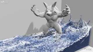 computer generated water effect