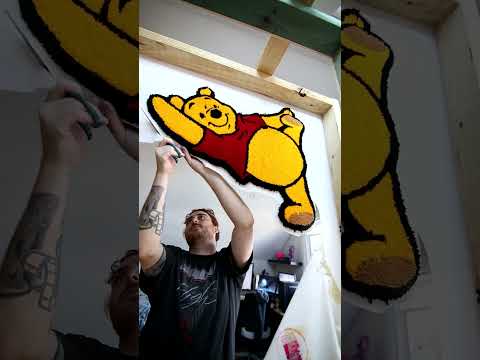 Make a Winnie The Pooh Rug | Custom Rug!!