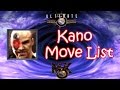 UMK3 MK3 Kano Move List