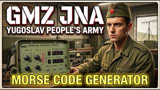 GMZ JNA Yugoslav people army MORSE CODE GENERATOR review