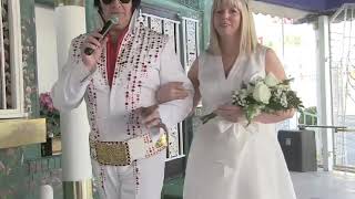 A Little White Wedding Chapel Las Vegas, Elvis and Pink Cadillac Ceremony