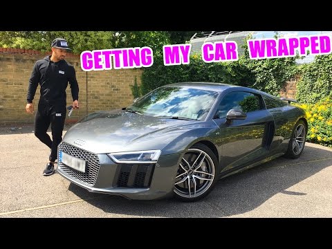 WRAPPING MY NEW AUDI R8!