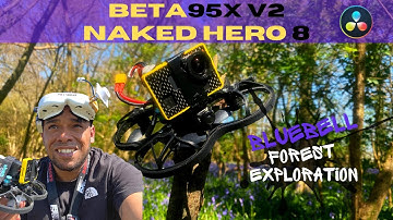 Cinematic FPV: Beta95x v2 Naked Hero 8 Bluebell Forest Exploration