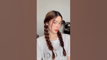 Cách tết tóc 2 bên xinh hơn cực đơn giản 😘