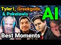 AI Tyler1, AI Pokelawls &amp; AI GreekGodX Best Moments - The Athene AI Show (Parody)