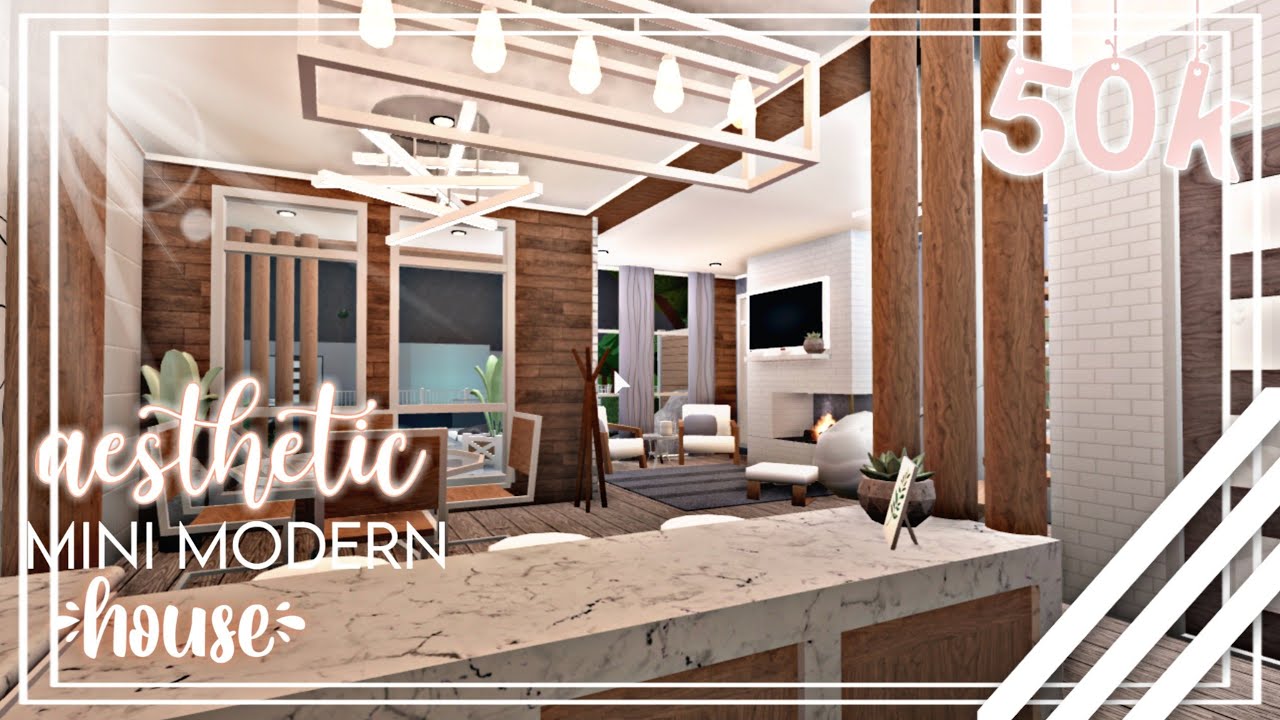 Aesthetic mini modern house || 2 story no multiple floors || 50k - YouTube