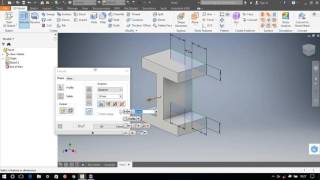 How to design I-Beam in Autodesk Inventor Professional | Beginner Tutorial
