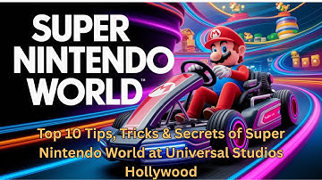 Top 10 Tips, Tricks & Secrets of Super Nintendo World at Universal Studios Hollywood