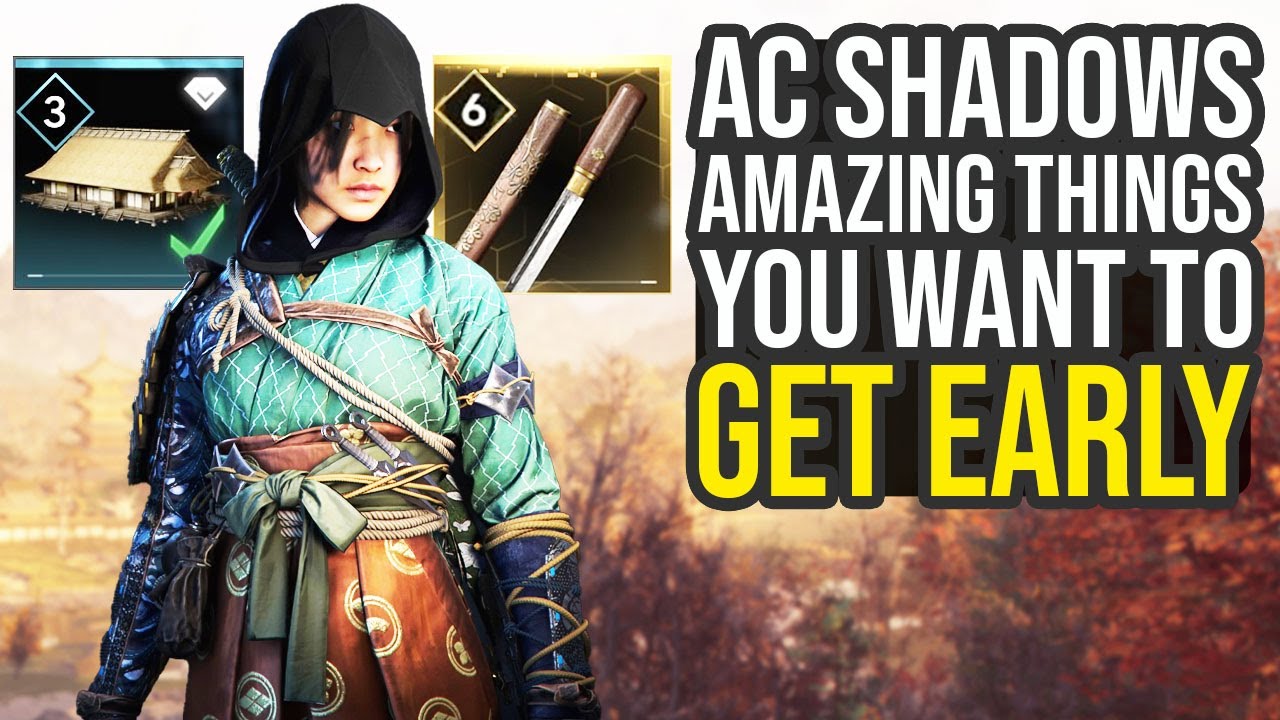 Amazing Things You Want To Get Early In Assassin's Creed Shadows... (AC ...