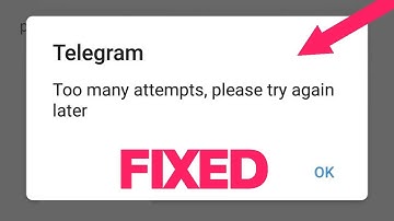 How To Fix Too Many Attempts Please Try Again Later In Telegram (EASY)