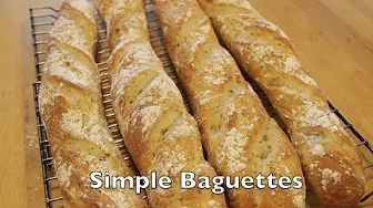 Simple and quick baguette recipe