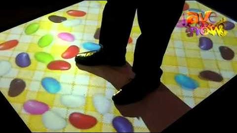 InfoComm 2011: Gesturetek Shows Off Interactive Ground Effects Floor Cube
