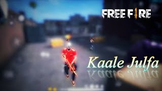 KAALE JULFA KE JAAL STATUS || FREE FIRE STATUS 😈 FREE FIRE BLACK SCREEN STATUS || STATUS FREE FIRE