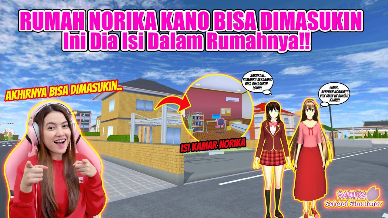 BANYAK YANG BELUM TAU..SEKARANG RUMAH NORIKA BISA DIMASUKIN LOHH??? SAKURA SCHOOL SIMULATOR-PART 505