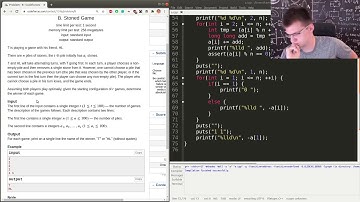 Codeforces #666 Screencast