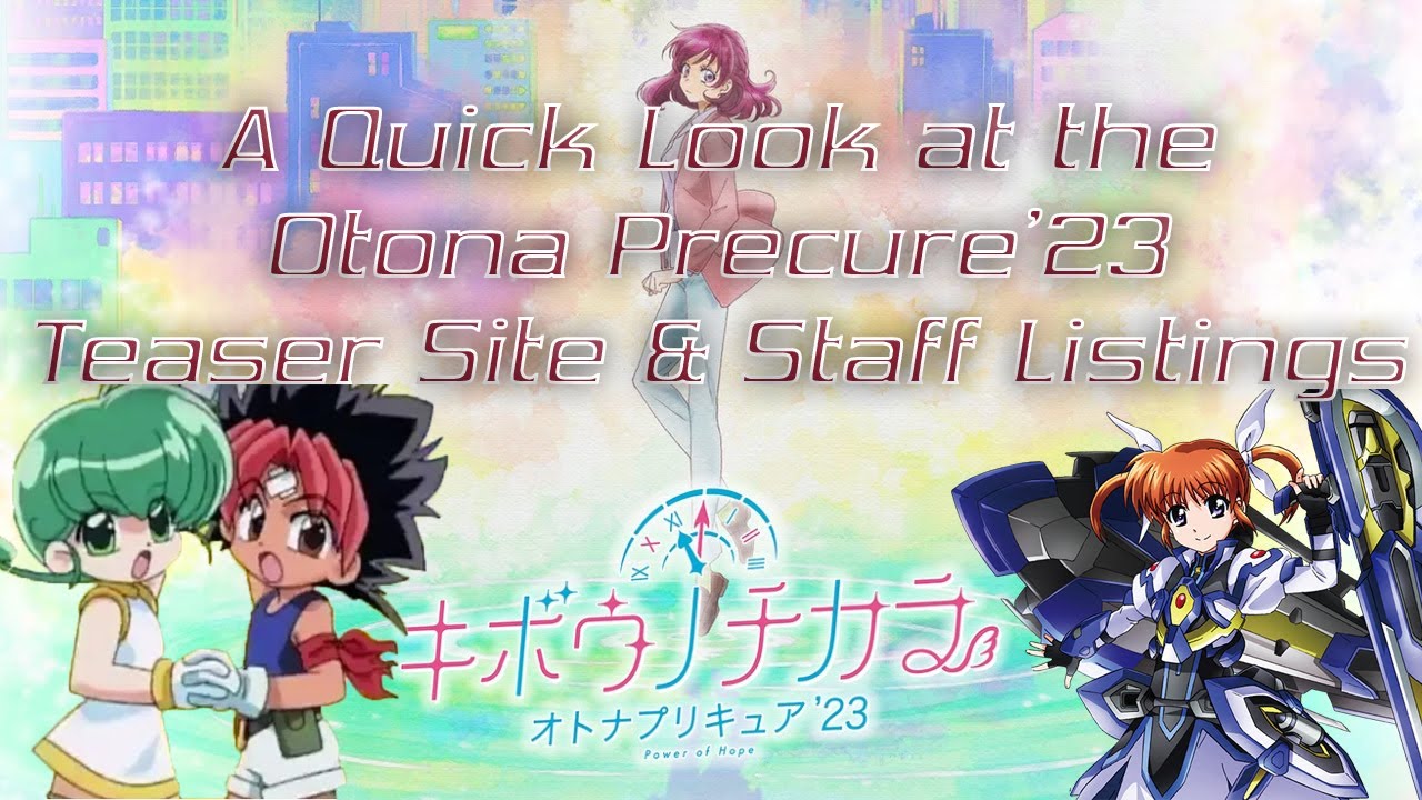 A Quick Look at the Otona Precure 23 Teaser Site & Staff Listings
