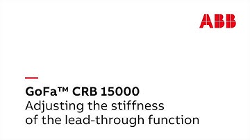 Adjusting lead-through stiffness on GoFa™