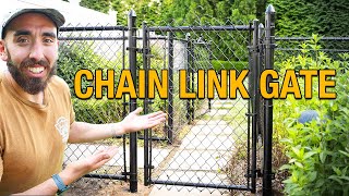 How to Install a Chain Link Fence Gate