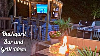 Inspiring Backyard Bar and Grill Ideas for Your Summer Entertainment