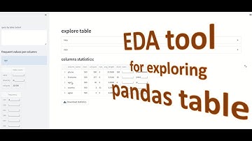 DEMO for pandas_eda old version