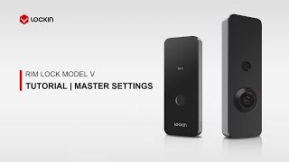 LOCKIN SMART RIM LOCK MODEL V | MASTER SETTING