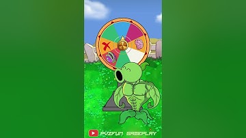 Peashooter Vs Zombies And Crazy Dave Play The Wheel Of Fortune Game | PvZ Animation #shorts