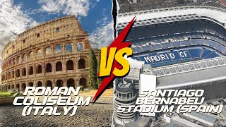 Roman coliseum vs Stadium