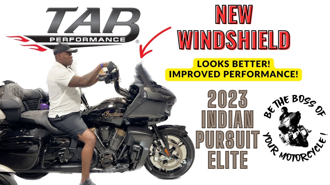 Windshield Upgrade For My 2023 Indian Pursuit Elite - So Much Better In Every Way!