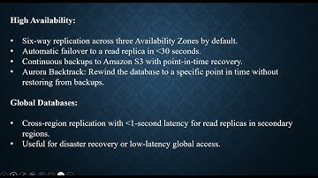 Amazon Aurora for High-Performance Databases