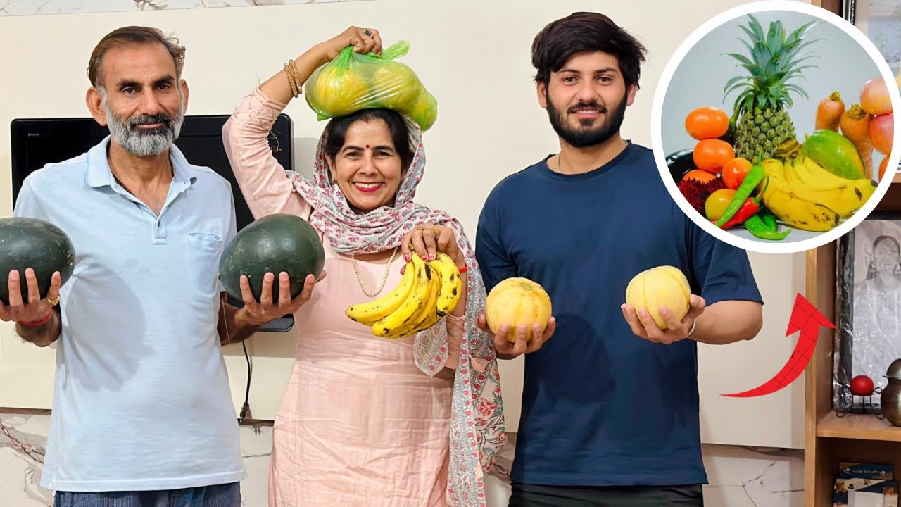 Vishu ले आया ढेर सारे खरबूजे और तरबूज़ 🤷🏻‍♀️