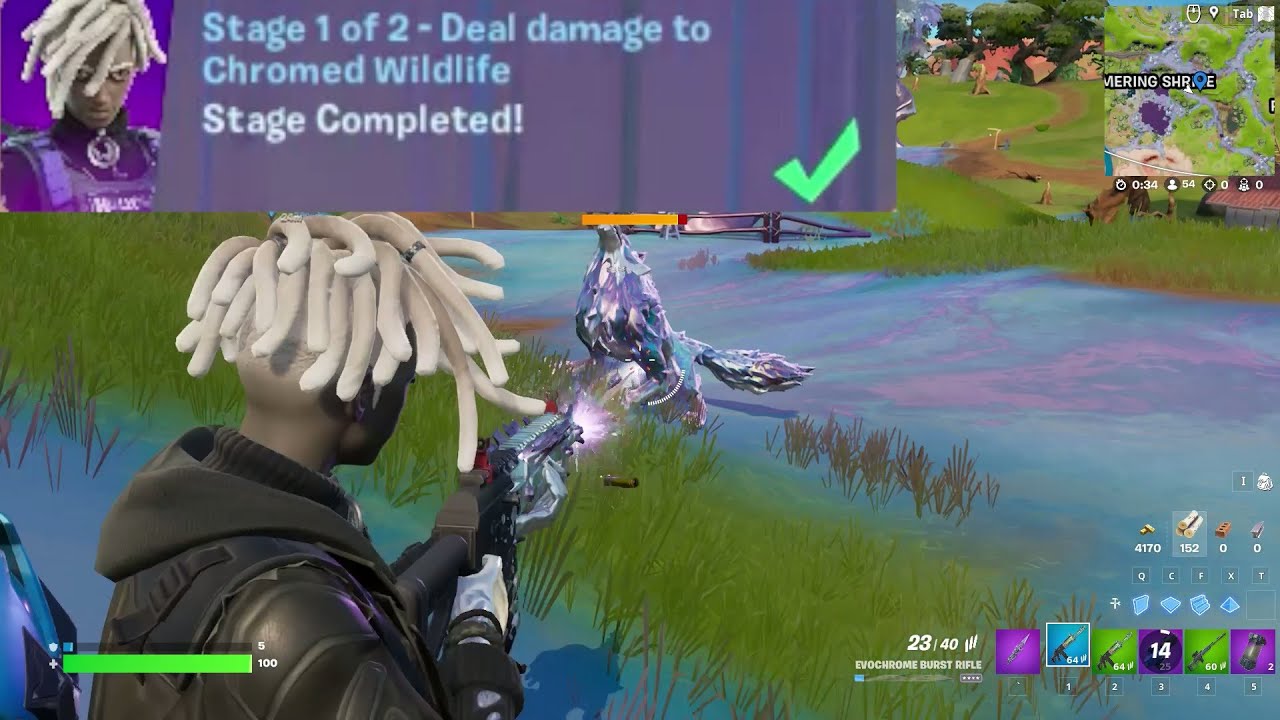 Deal damage to Chromed Wildlife Fortnite
