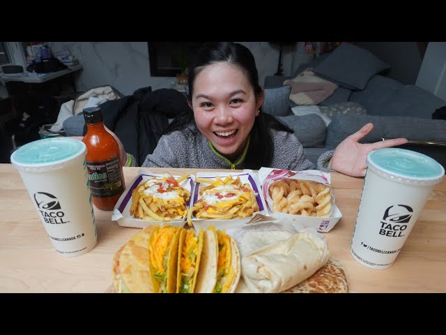 My Wife First Time Eating TACO BELL class=